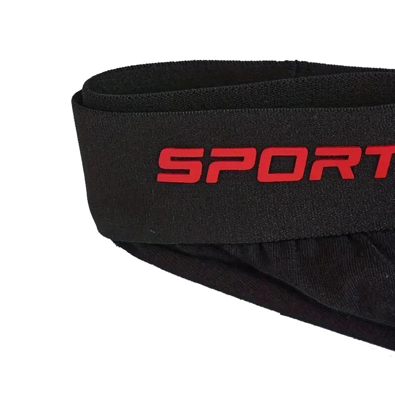 (image for) 3pcs Men's Black Boxer Briefs Breathable Comfy Boxer Trunks, Elastic Sports Shorts, Men's Casual Underwear For Daily Wear S-XL