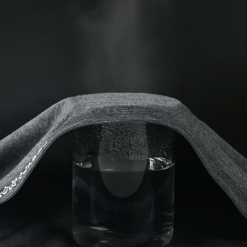 (image for) 4pcs Cotton Long Style Men's Underwear Anti-wear Legs Comfortable Sports Boxer Briefs Set Anti-roll Hem Mid-waist Boxer Shorts Underwear Set