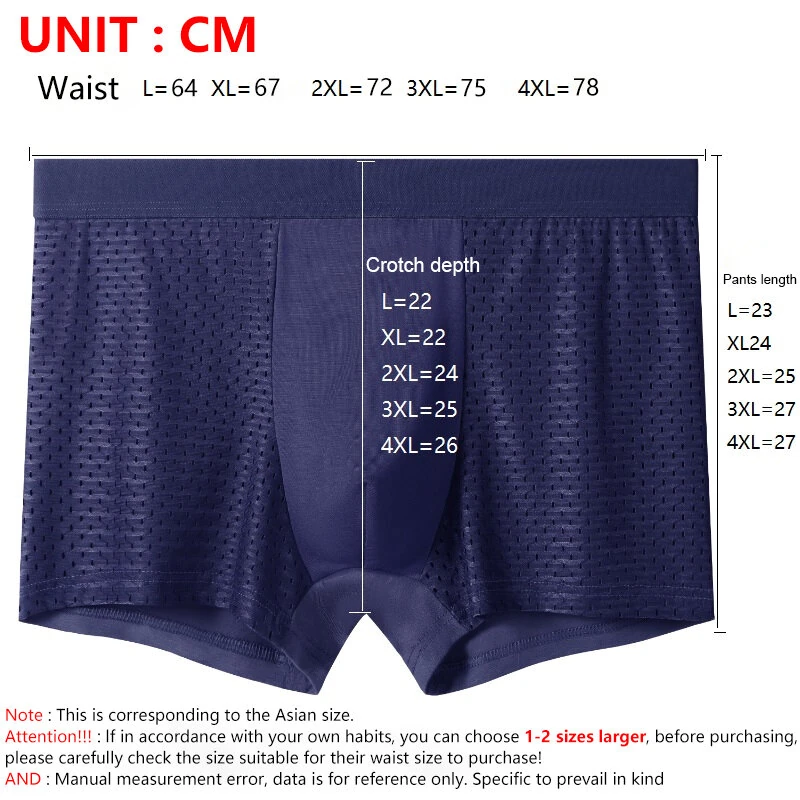 (image for) 4pcs Men's Ice Silk Mesh Boxer Briefs, Summer Thin Style Breathable Comfy Boxer Trunks, Elastic Sports Shorts, Men's Casual Underwear Daily Bottom Wear